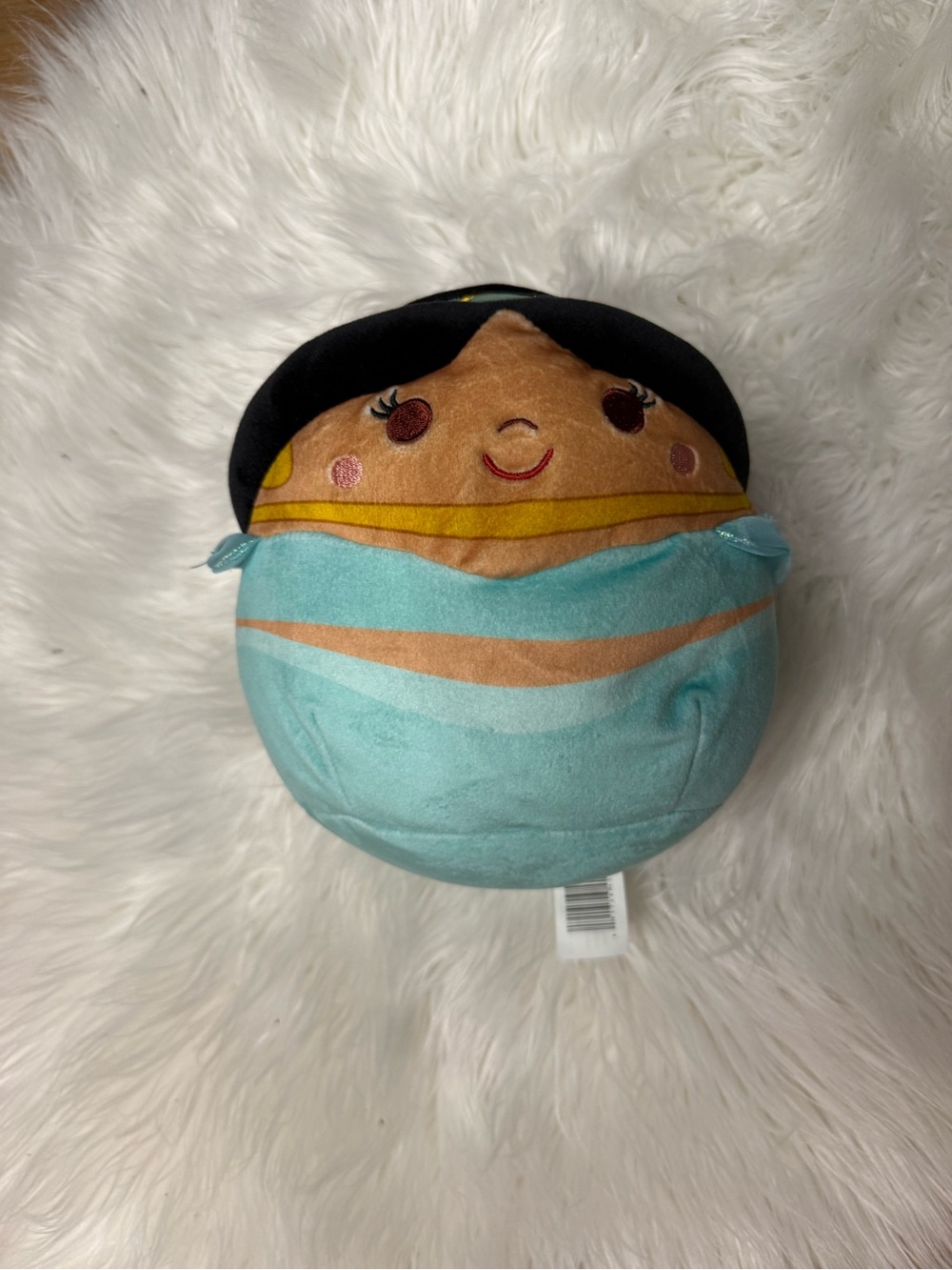 Disney Plush Doll in Light Blue, Black and Tan